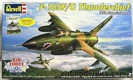 Revell 1/48 F-105F / F-105G Thunderchief Wild Weasel - Hanoi Hustler/Peach 91 - (ex Monogram), 85-6868 plastic model kit